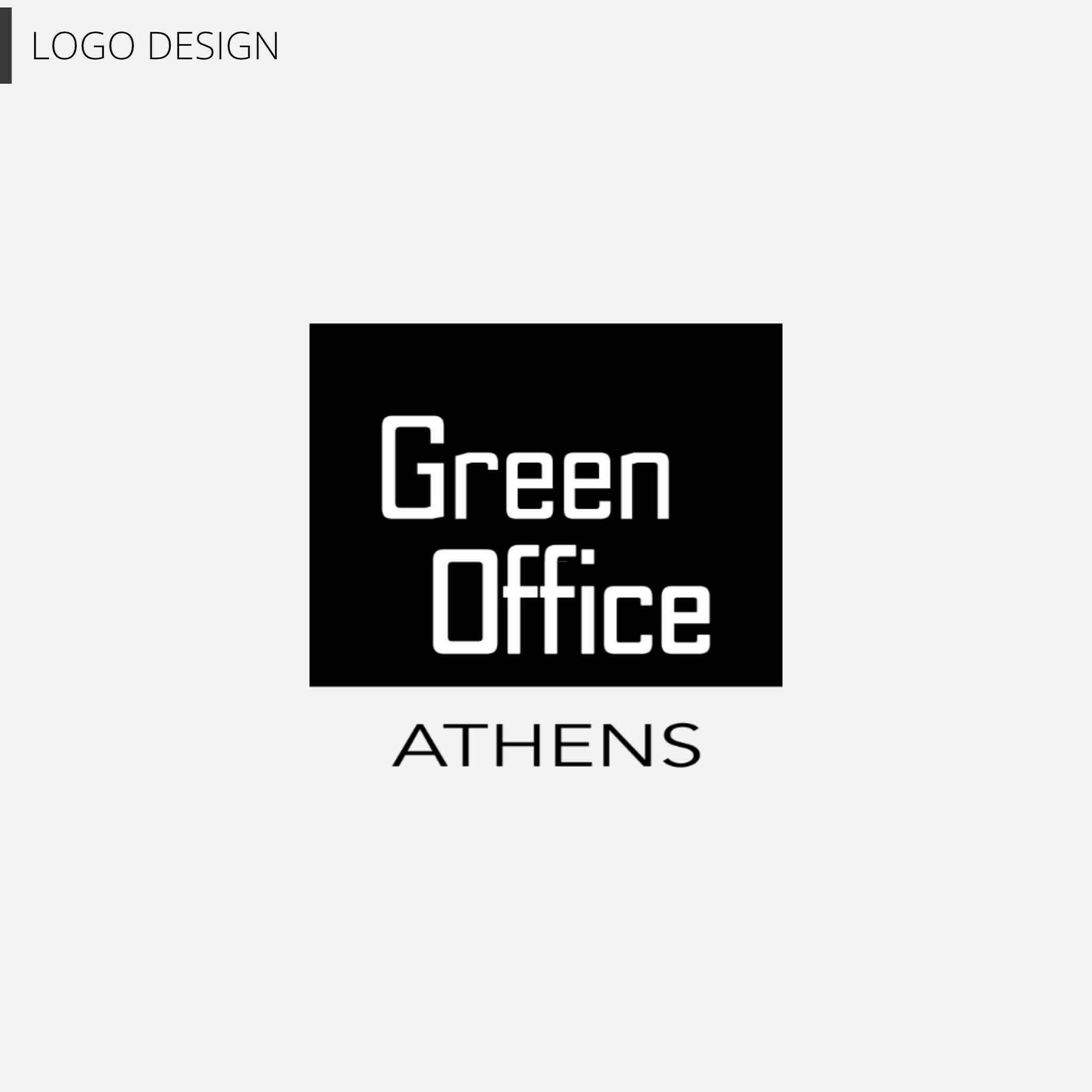 Brand Identity, Green Office Athens, Logo
